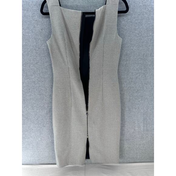HUGO by Hugo Boss Womens sz 6 Houdstooth Zipper Sheath Dress Business Classic - Picture 4 of 15